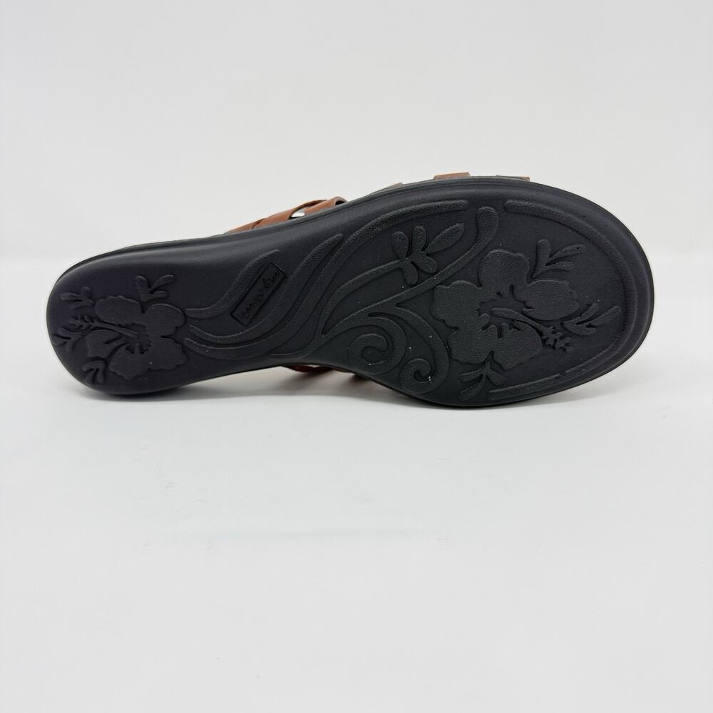 Easy Street Sheri Slide Sandals Cognac Women’s Size 11 W Comfort - Picture 5 of 6